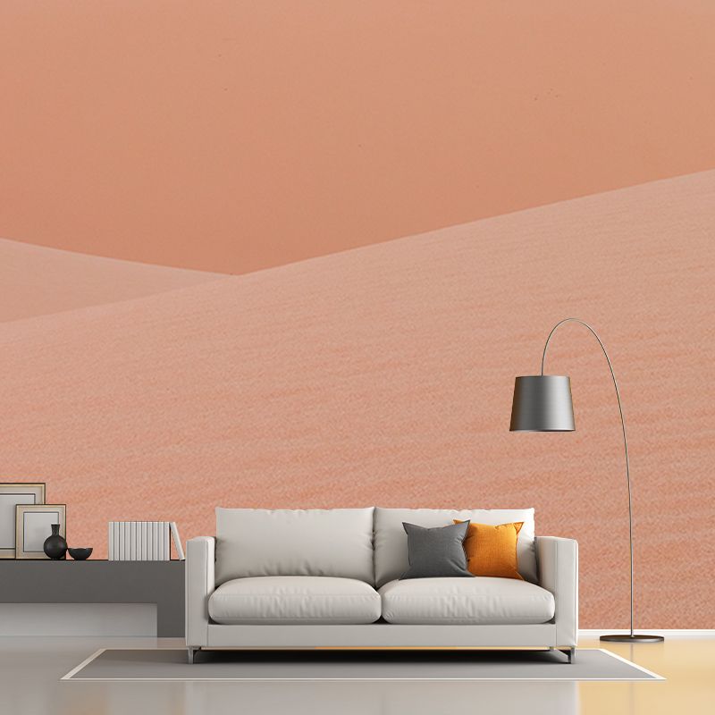 Dry Desert Wall Mural Decal for Reading Room, Personalized Size Available