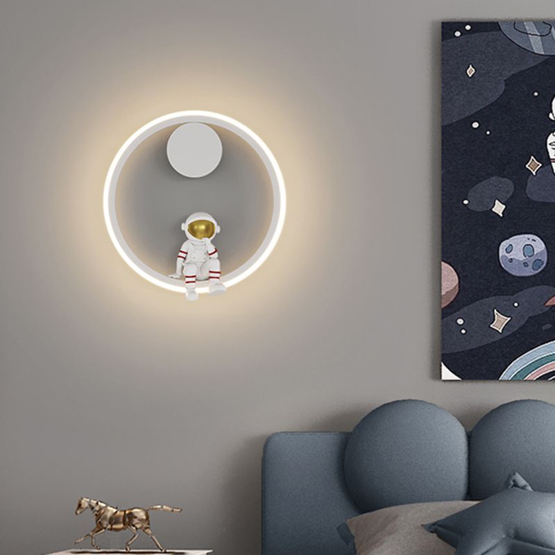 Metal Wall Mounted Lamp Modern LED Sconce Light Fixture for Kids Bedroom