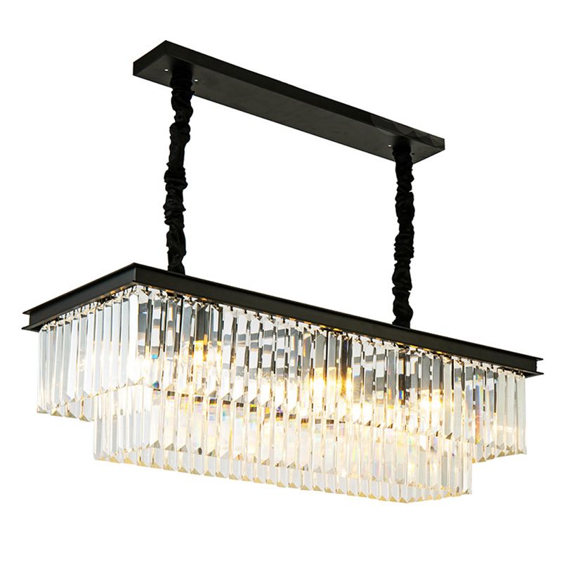 Lámpara de lámpara rectangular de la isla rectangular