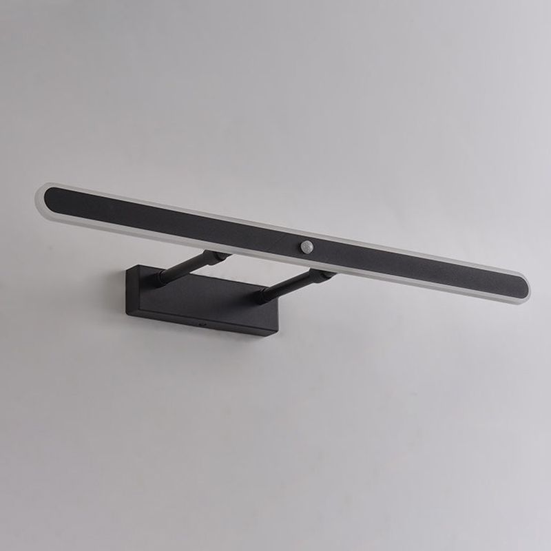 Modern Style Rectangular Vanity Wall Lights Metal 1 Light Vanity Mirror Lights