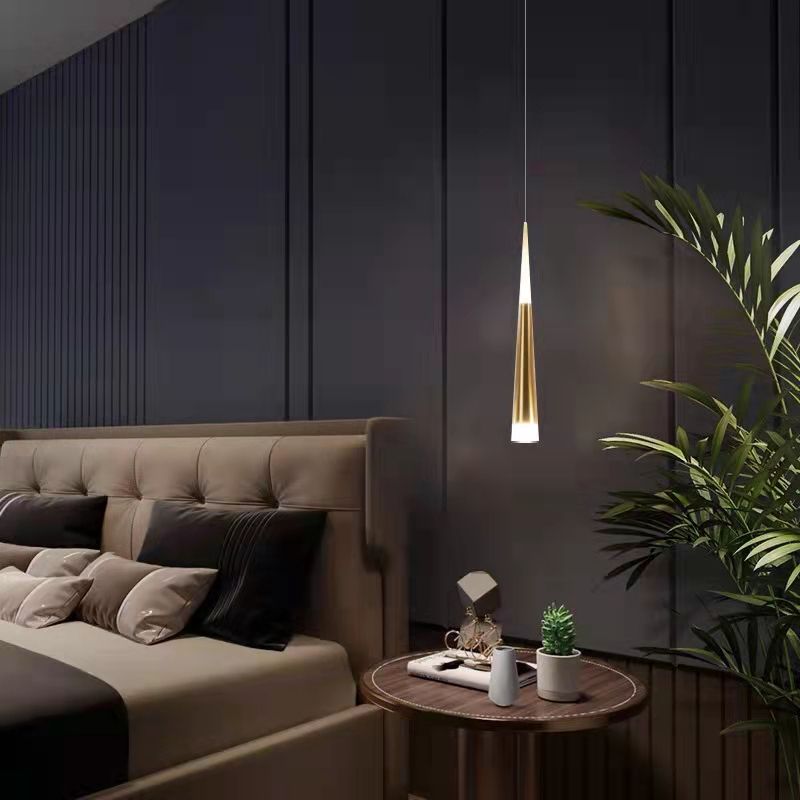 Éclairage pendentif contemporain LED suspendue avec une teinte acrylique pour la salle à manger