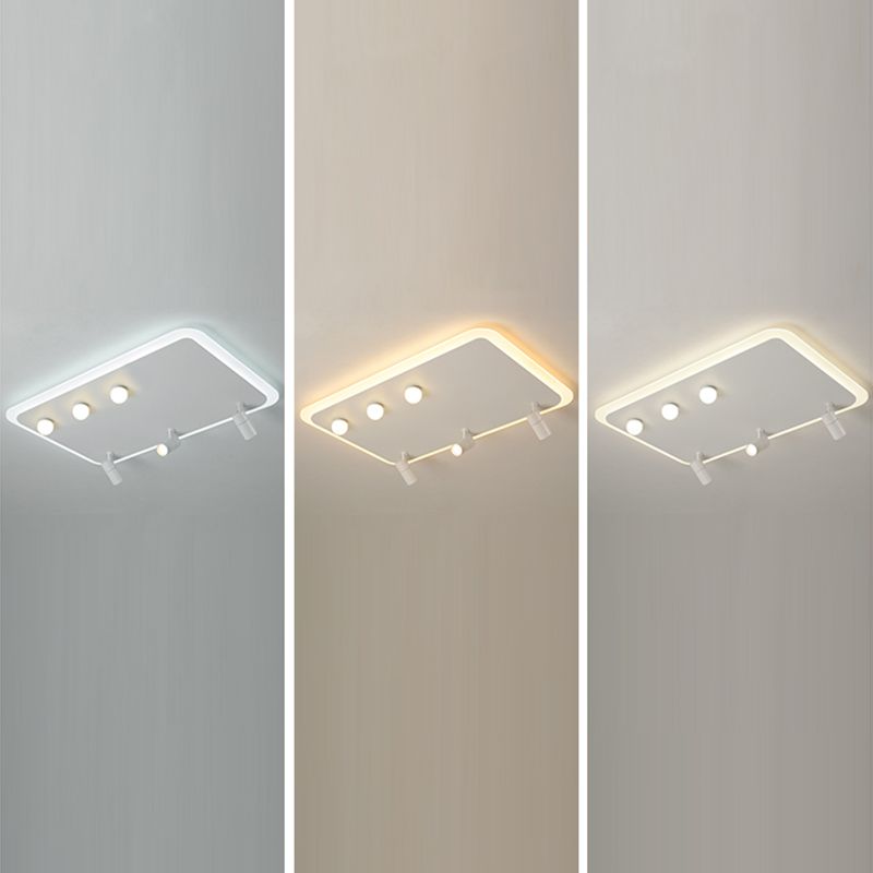 Ultramoderne LED-Deckenleuchten zur Deckenmontage, Deckenleuchte aus weißem Acryl
