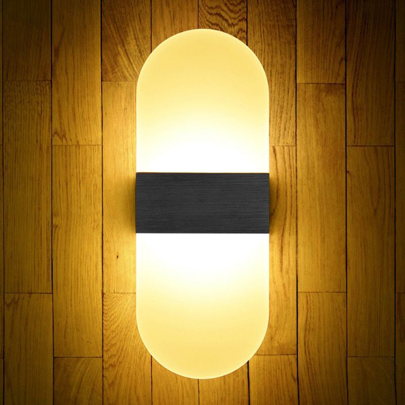 Acrylic Geometric Wall Sconce Lamp Modern Style LED Wall Lighting Fixture for Bedside