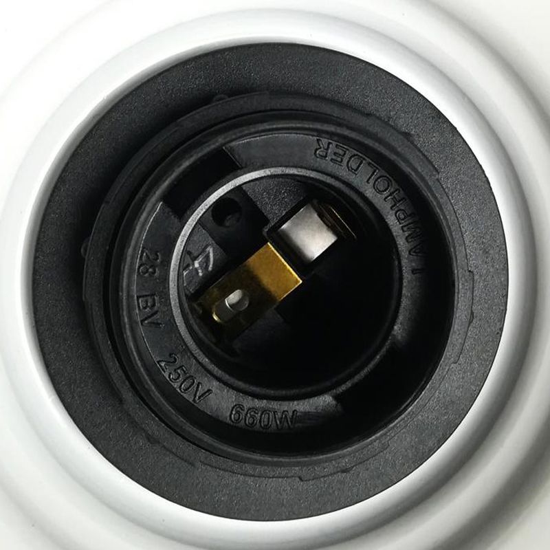 Luz de pared de bronce de hierro Tombra de platillo de platillo 1 Bulbo Lámpara de pared elegante para la pared para la granja