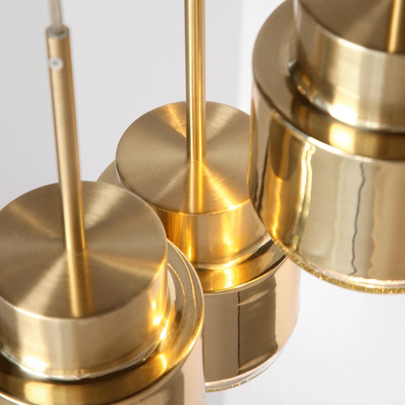 Iluminación colgante contemporánea creativa con sombra acrílica para cafetería cafetería