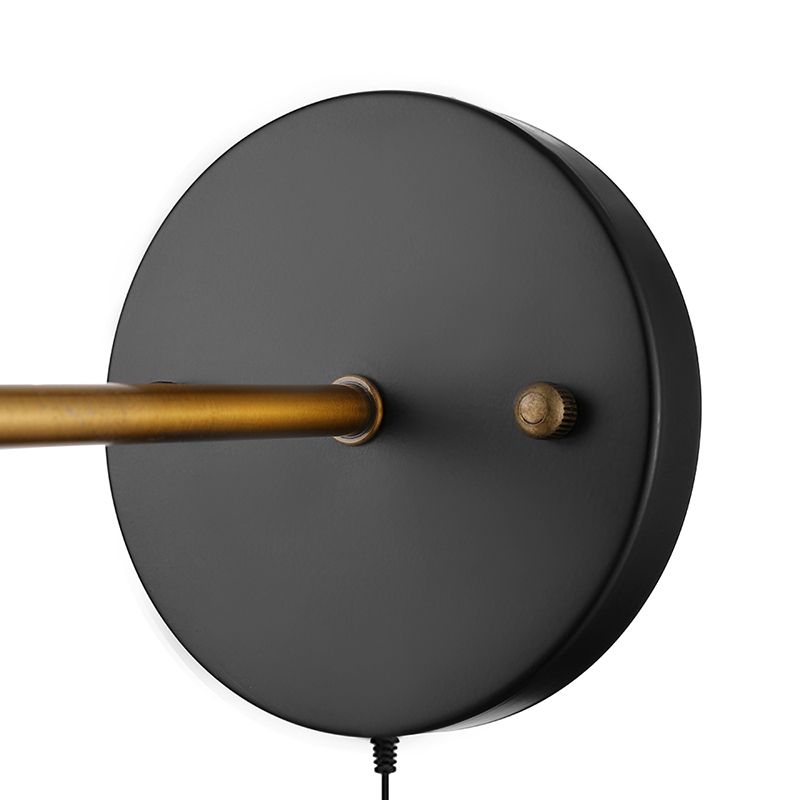 Messing een lichte lampje licht vintage stijl helder glazen belverlichtingsarmatuur met plug-in koord