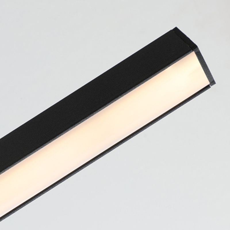 Noordse stijl slaapkamer staande lamp aluminium lineaire LED -vloer leeslicht