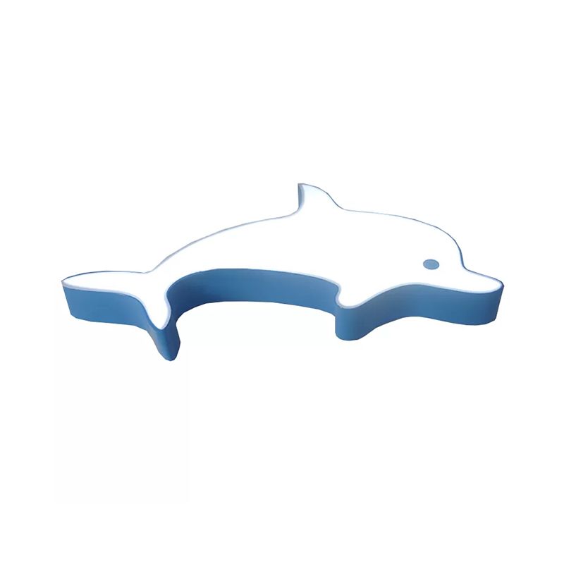 Animal Dolphin LED-inbouwlamp van acrylmetaal voor kinderslaapkamer