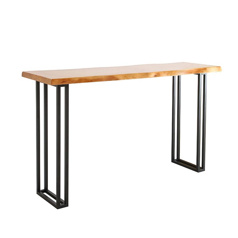 Modern 1/4/7 Pieces Bar Table Set Rectangle Pine Wood Counter Table for Balcony Cafe