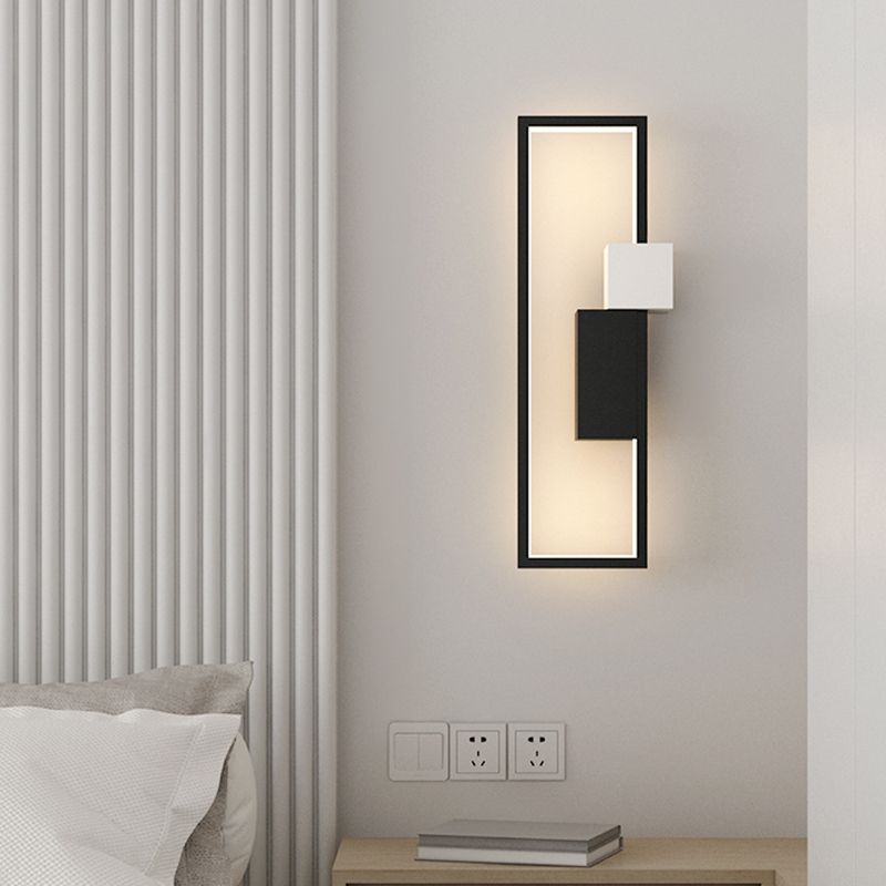 Metal Geometric Shape Wall Light Modern Style Multi Lights Wall Mounted Light Fixture