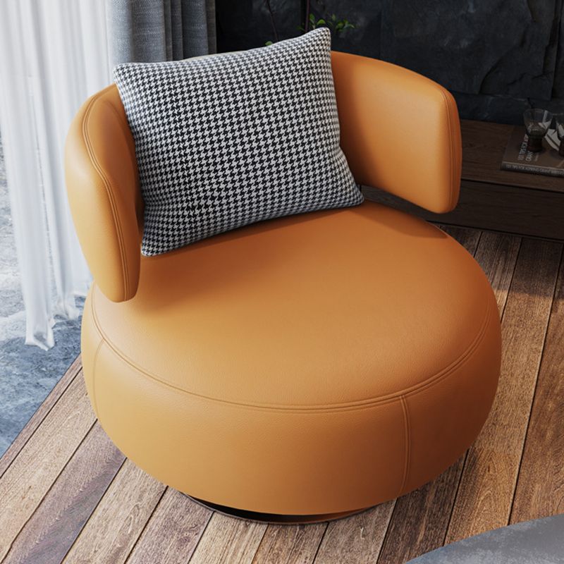Contemporary Swivel Accent Chair Armless Lounge Chair with Cushion 33"L x 26"W x 28.5"H