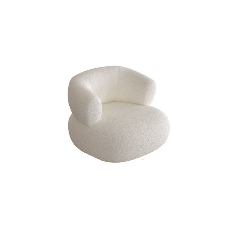 Contemporary Camel Back Fabric Settee Tuxedo Arm Standard Sofa