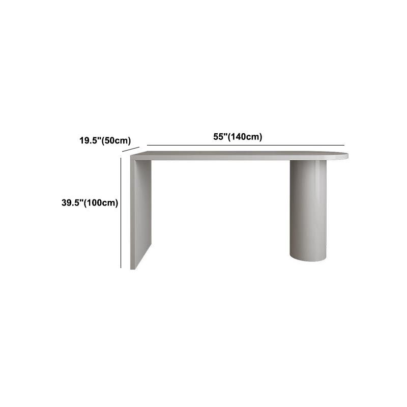 Modern 1/2 Pieces Bar Table Set Pine Wood Counter Table with High Stools for Dining Room