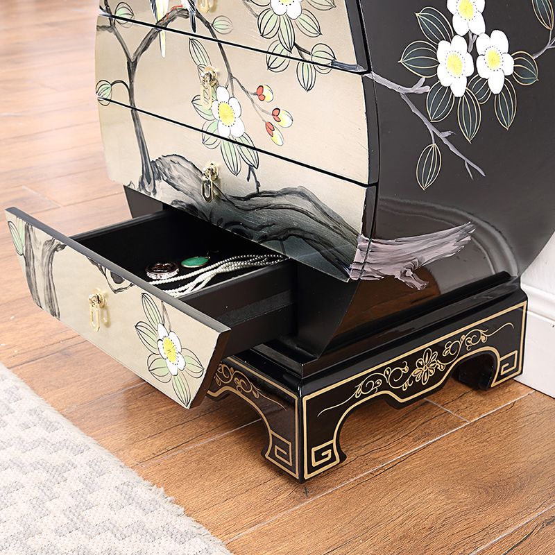 Classic Glam Storage Chest Solid Wood Dresser , 13.26 Inch Width