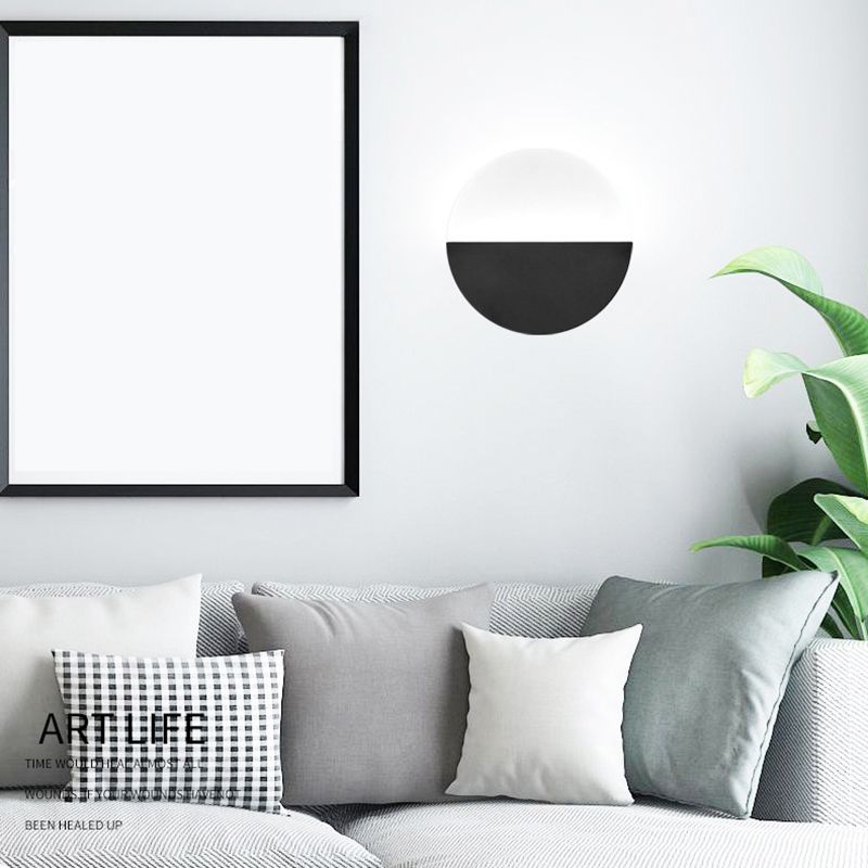 Ring Shape Wall Light Contracted Modern Acrylic Shade Wall Mount Light for Hallway