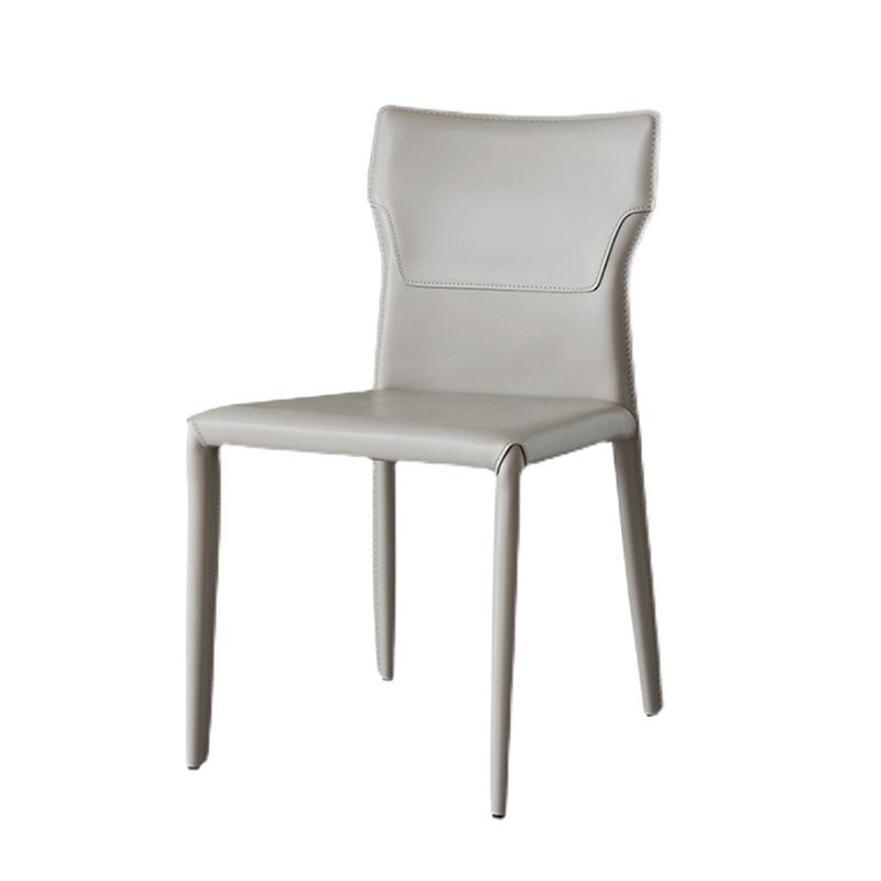 Contemporary Armless Dining Chairs Upholstered Chair for Home