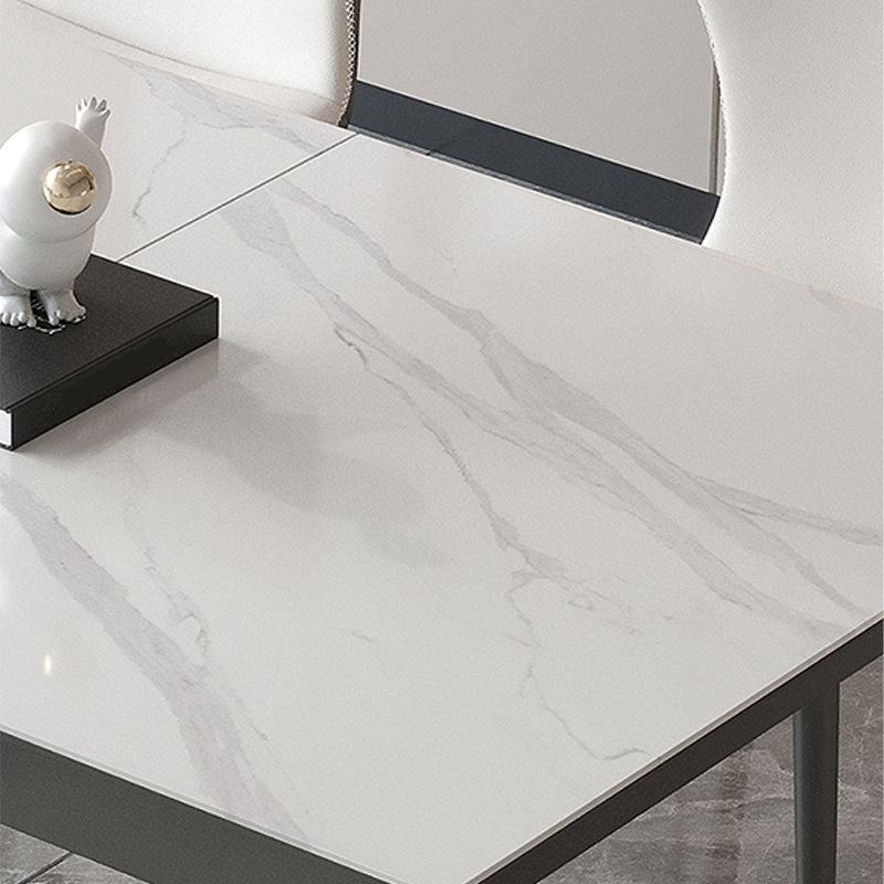 Modern Sintered Stone Kitchen Table Home Extendable Dining Table