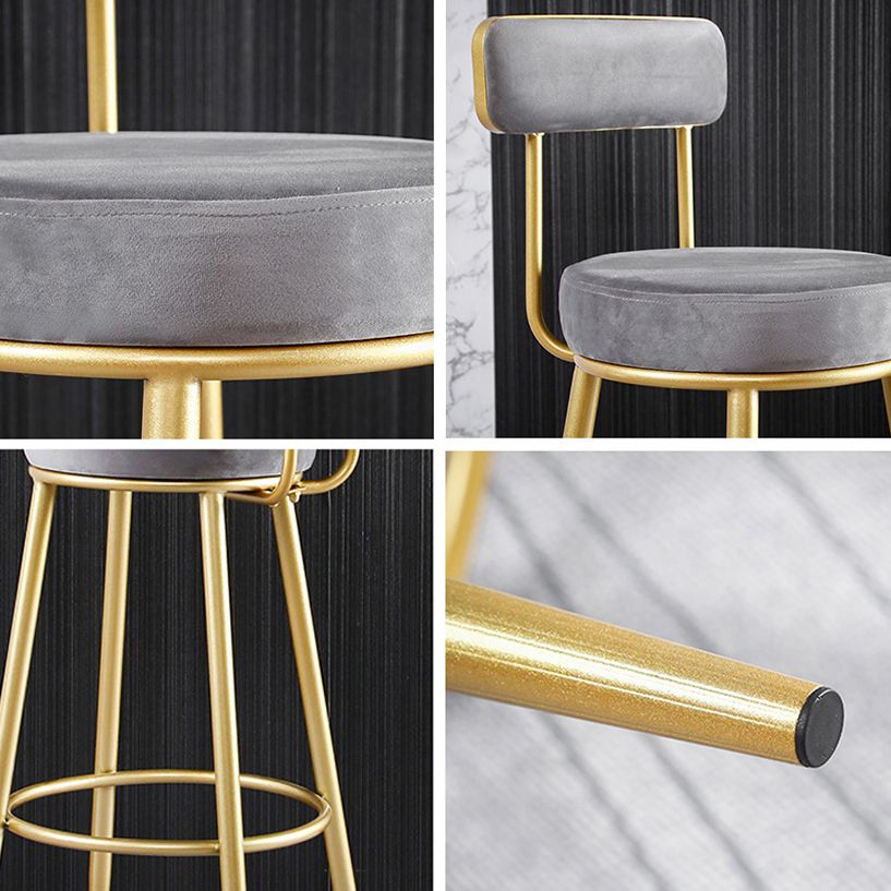 Glam 1/2/3 Pieces Round Bar Table Set Fixed Table Counter Set for Dining Room