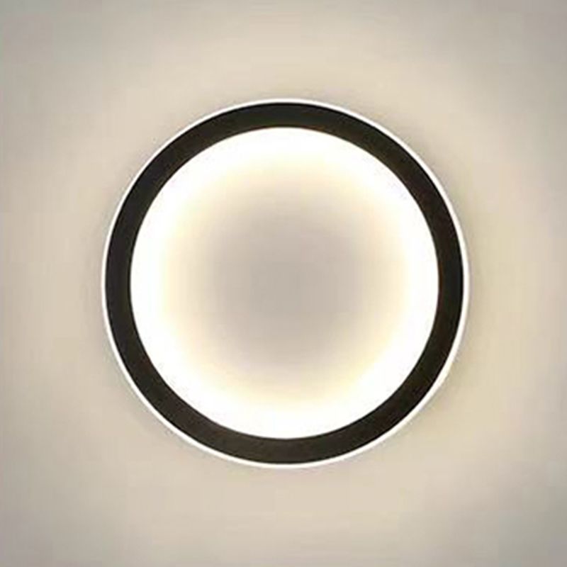 Geometry Shape Metal Wall Light Modern Style Single Light Wall Sconce Light