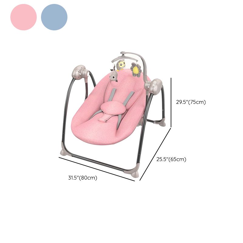 Adjustable Heights and Angle Bassinet Toddler Antique Finish with Mattress