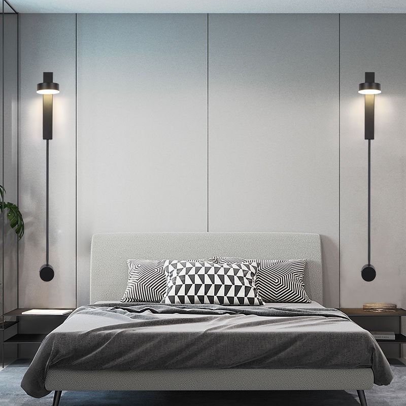 Runder Schatten 1-Licht-Metallwandbeleuchtung moderner Wandmontagebeleuchtung