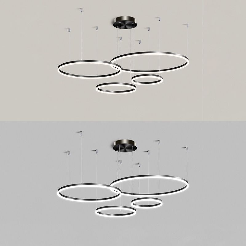 Zeitgenössische mehrschichtige verstellbare Anhängerbeleuchtung für den Lebensraum im Wohnzimmer