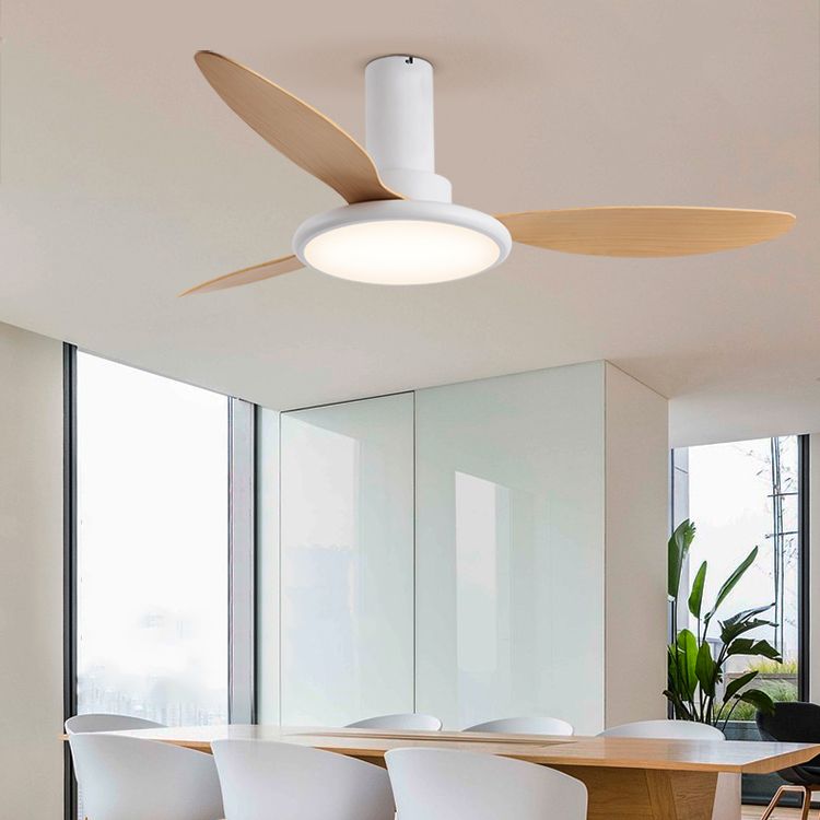 Ceiling Fan Lamp Simplicity Style LED Ceiling Mounted Light for Living Room