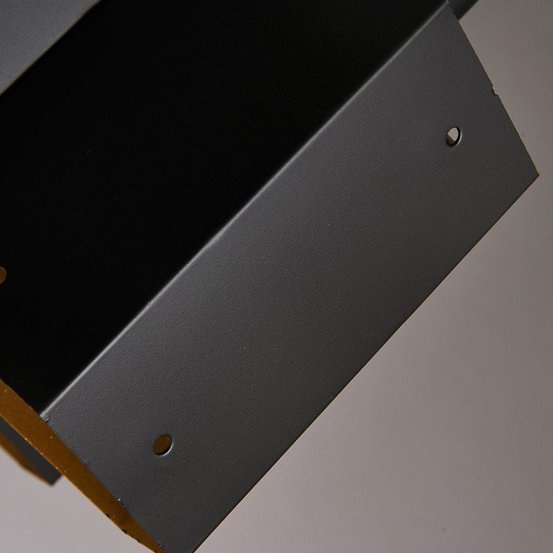 Honeycomb Bistro Multi-Light Pendant Industrial Metal Black Suspension Lighting Fixture