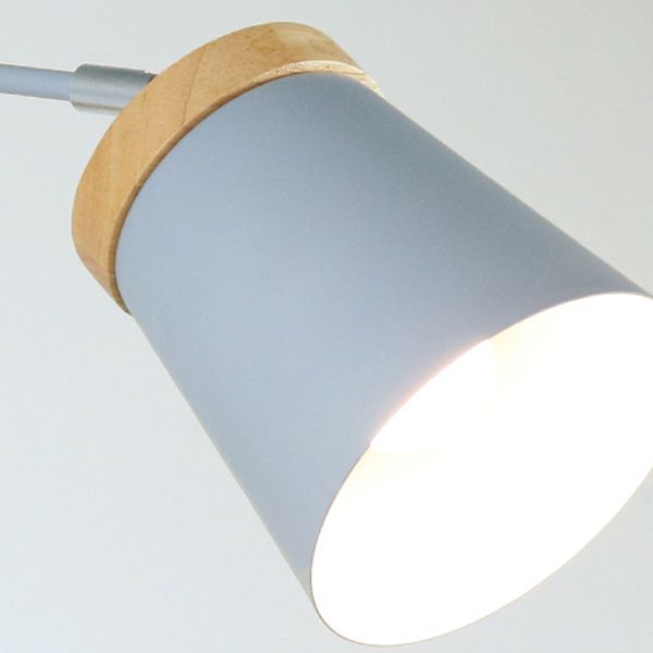 Geometric Shade Swing Arm Wall Lighting Modern Style Metal 1 Light Sconce Lamp