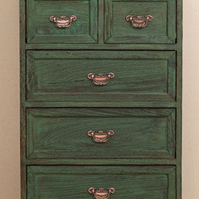 Nautical Bedroom 12" Wide Storage Chest Wooden Vertical Chest with Drawers