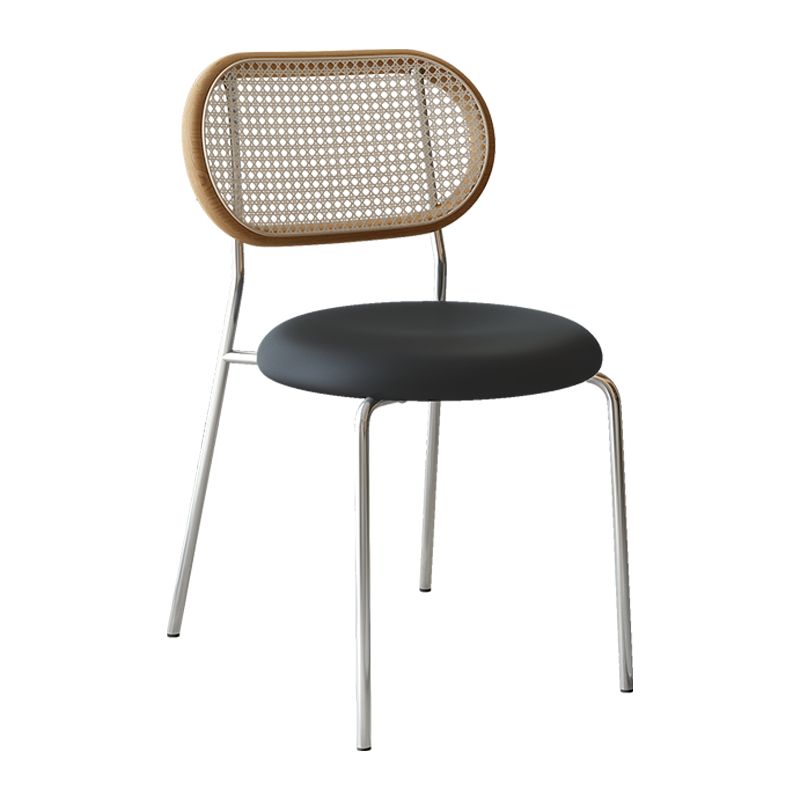 Chaise de salle à manger carrée de cuisine contemporaine