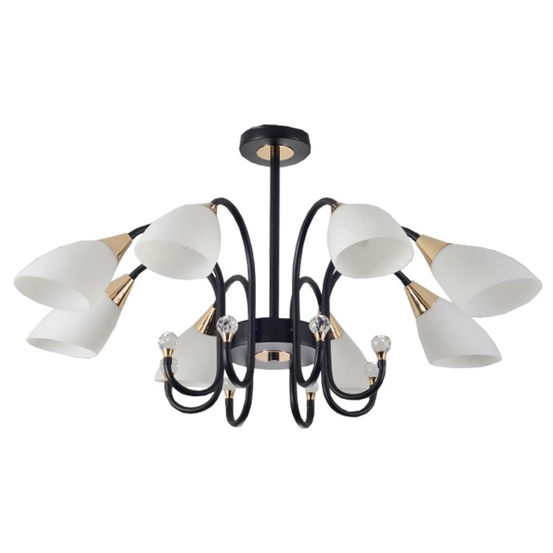 Accesorios de iluminación de lámpara de araña de spray de estilo moderno kit de luz colgante de múltiples cabezas