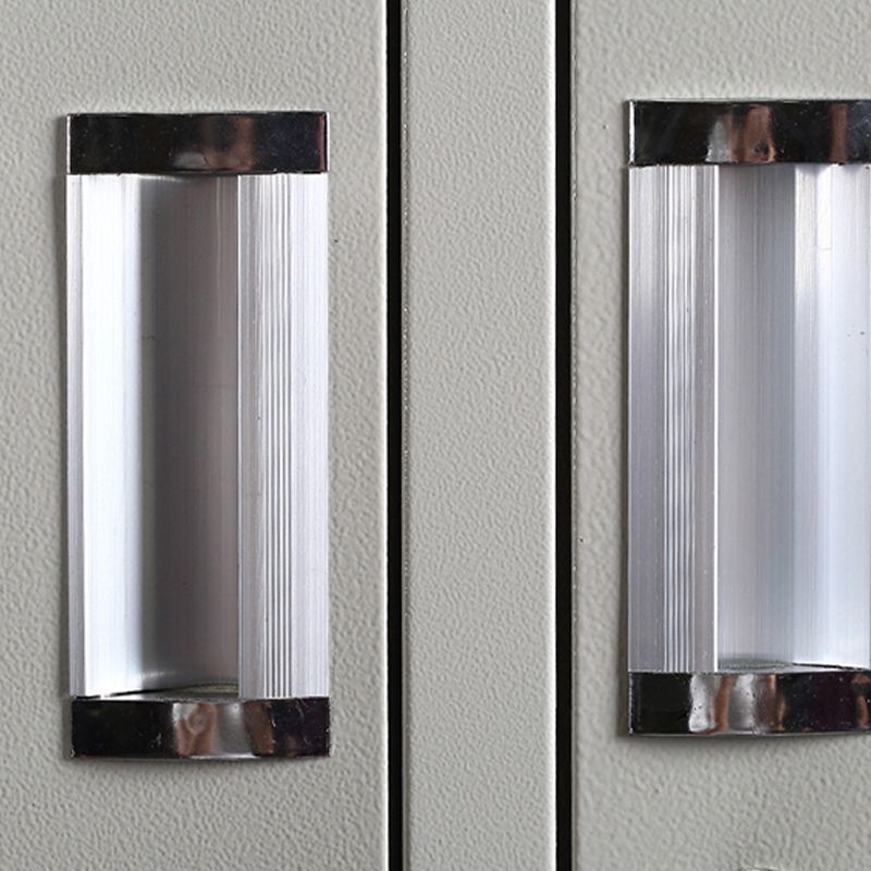 Steel Storage Cabinet for Bathroom Contemporary Cabinet with Hinged Door