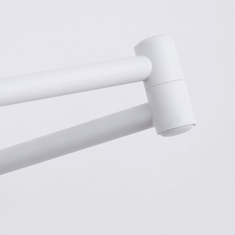 Modern Style Half Cylinder Shade Swing Arm Wall Lighting Metal 1 Light Sconce Lamp