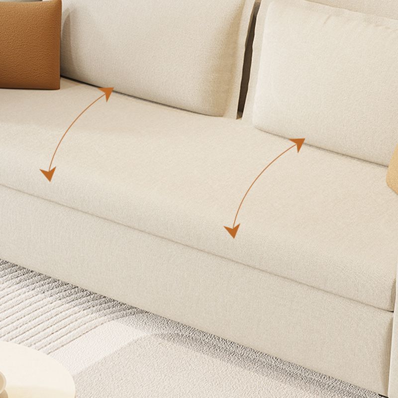 31" Wide Scandinavian Sofa Bed Cushion Back Futon Sleeper Sofa