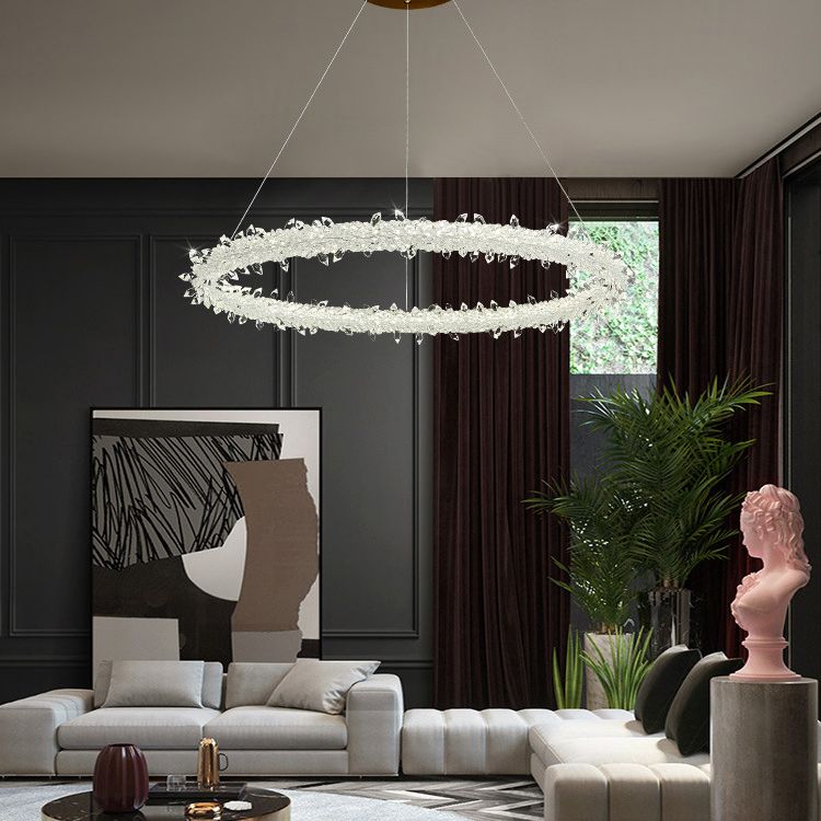 Lampade per lampadari a LEDELIE LED SIMPLICITÀ MODERNY GARLA LEDE LUMI DI CRIDURO CRIDUNGE PENDANTI PER RISTATO