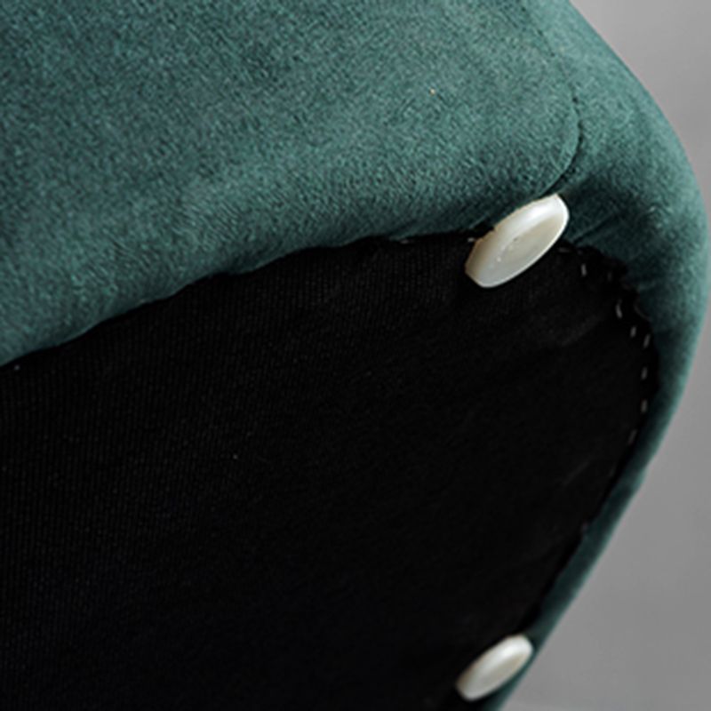 Solid Color Plush Footstool Modern Simple Hexagon Padded Foot Stool