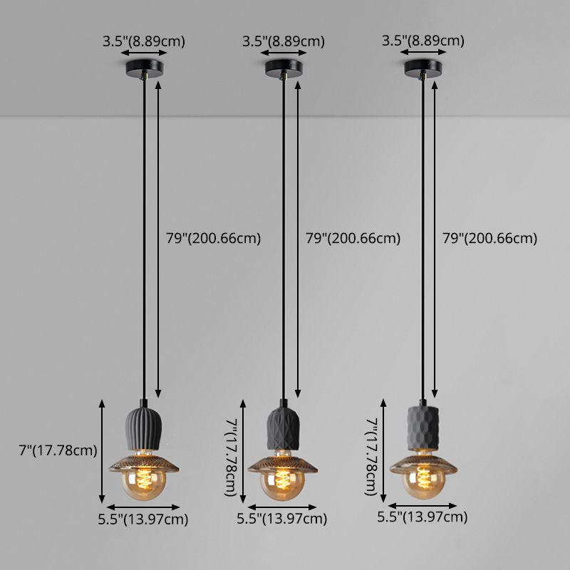 Aparte de iluminación suspendida de 1 luces kit de luz colgante moderno para comedor