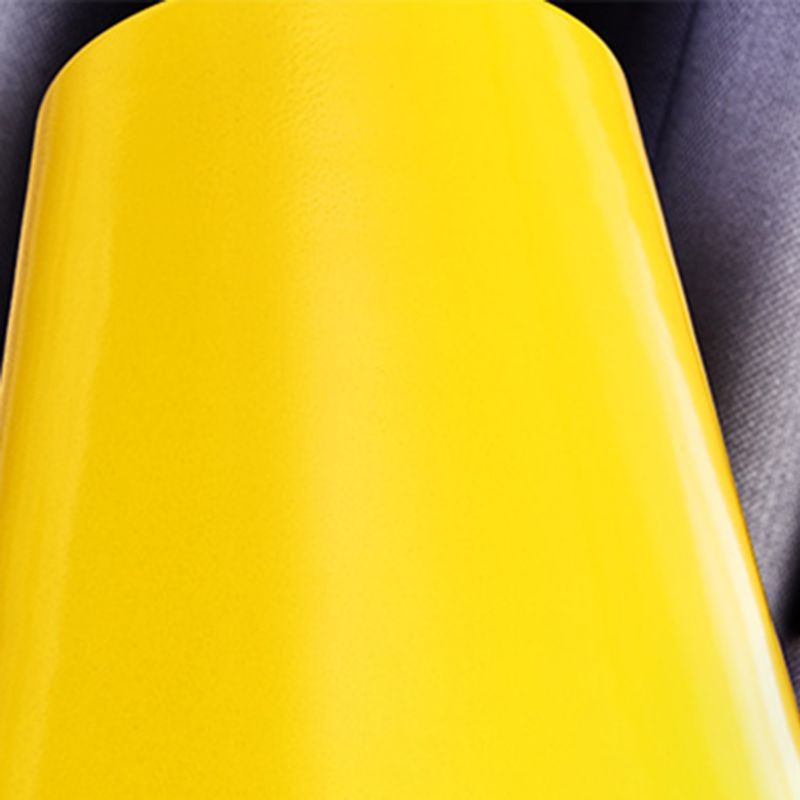 Lampe de table à coucher en vélo de col en métal 1 ampoule de style macaron Lumière de nuit avec une teinte effilée