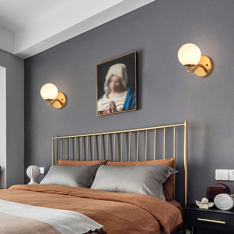 Modern Creative Wall Light Globe Glass Wall Light for Living Room