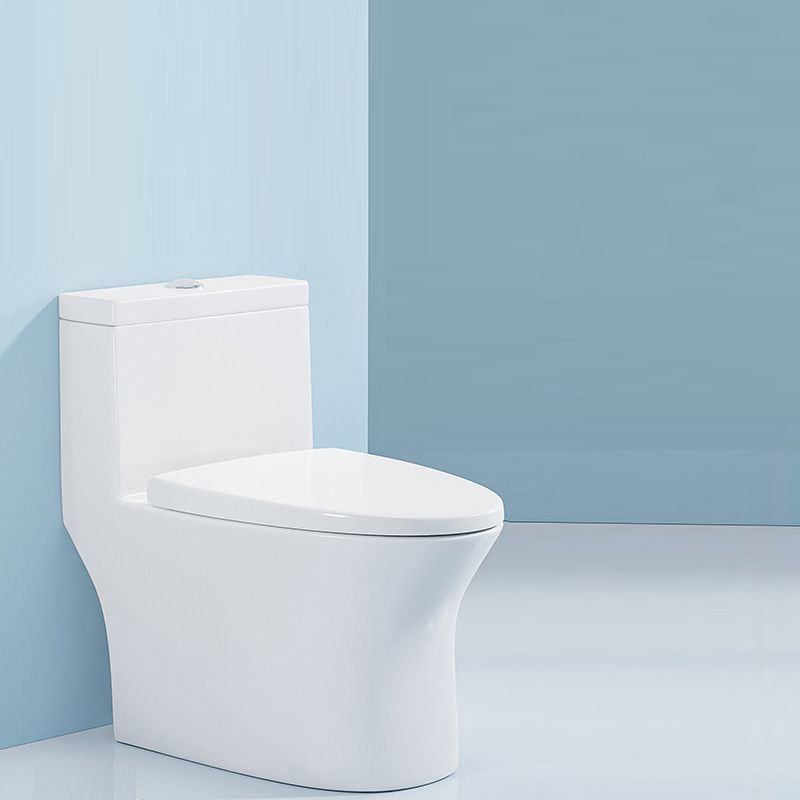 Traditional Floor Mounted Toilet All In One Porcelain Flush Toilet