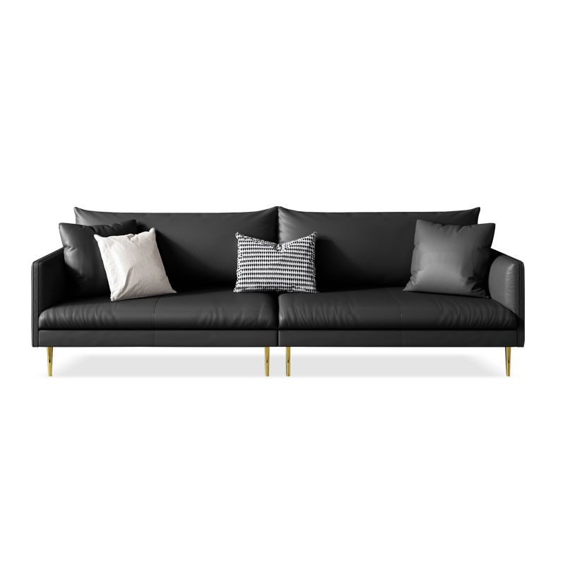 Stain Resistant Stationary 3-seater Square Arm Standard Cushions Sofa