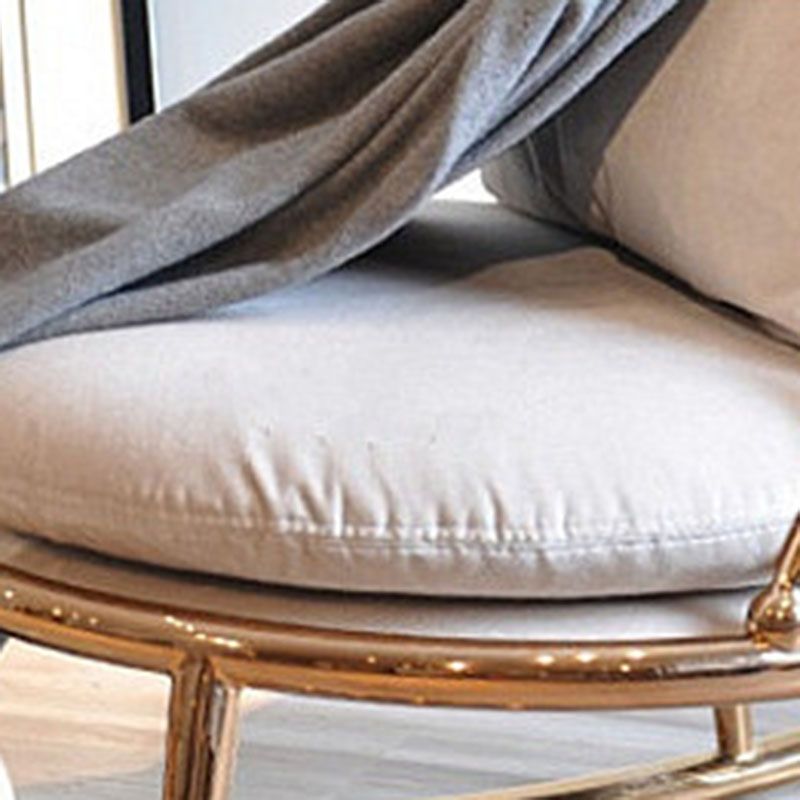 Glam Style Sofa Rocking Chair Mother Feeding Rocking Chair with Ottoman