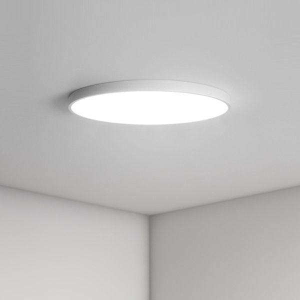 LED Flush Mount Lighting Post Modern White Ceiling Light for Foyer