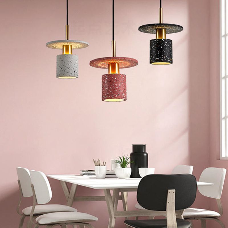 Terrazzo kleine hanglamp lampjes Nordic 1 lichte suspensielamp