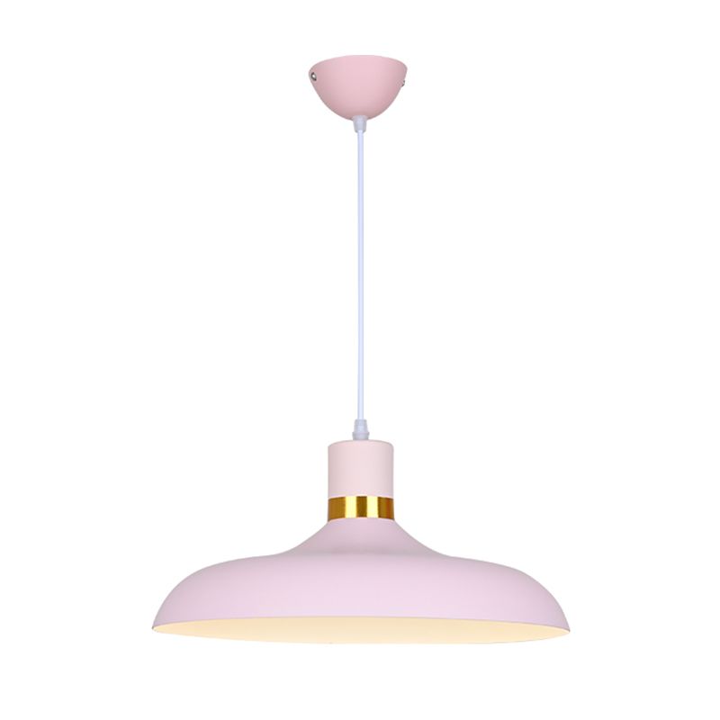 Plafond suspendu moderne en aluminium 1-Light Down Light pour salle à manger