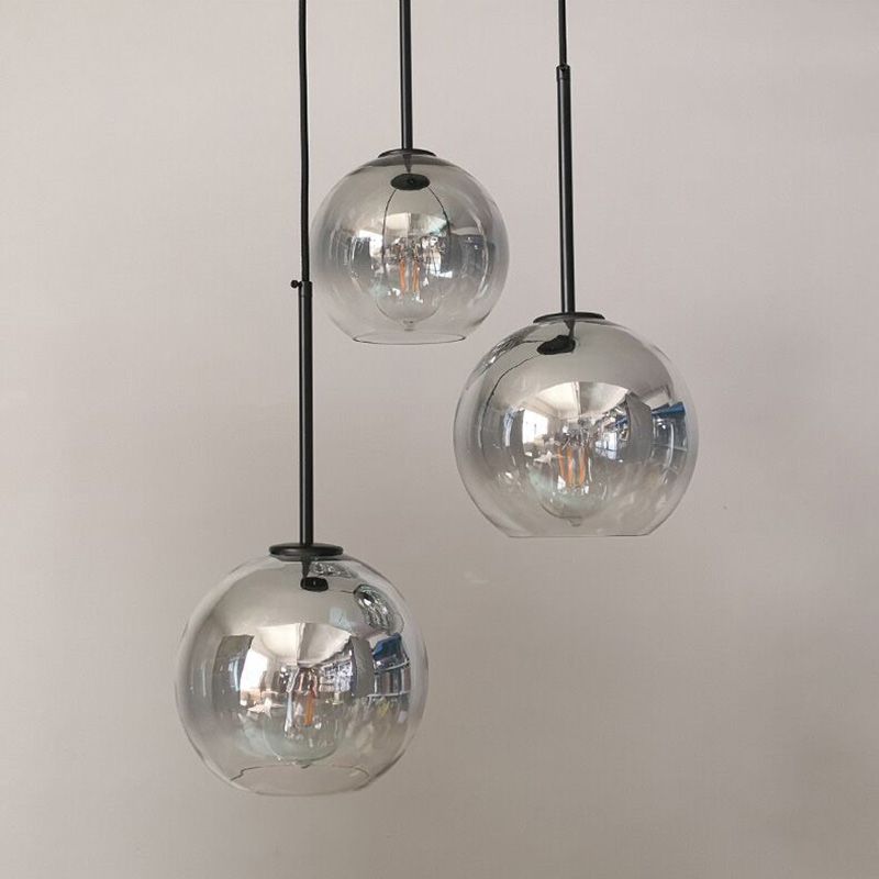 1 hoofdbol bedbed op hangende lichtglas glas moderne down verlichting hanger