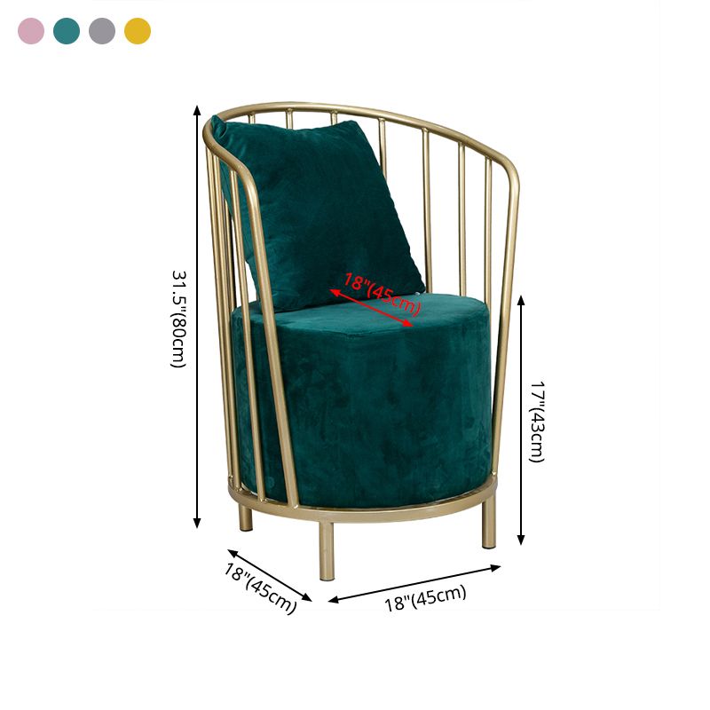 Silla de comedor individual sin brazos tapizada con respaldo Windsor de estilo escandinavo