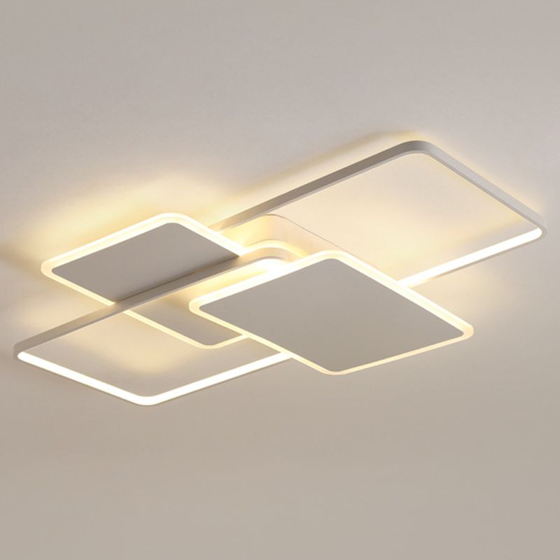 Traverse Plafonnier Plafonnier Minimaliste En Métal Salon LED Plafonnier Éclairage