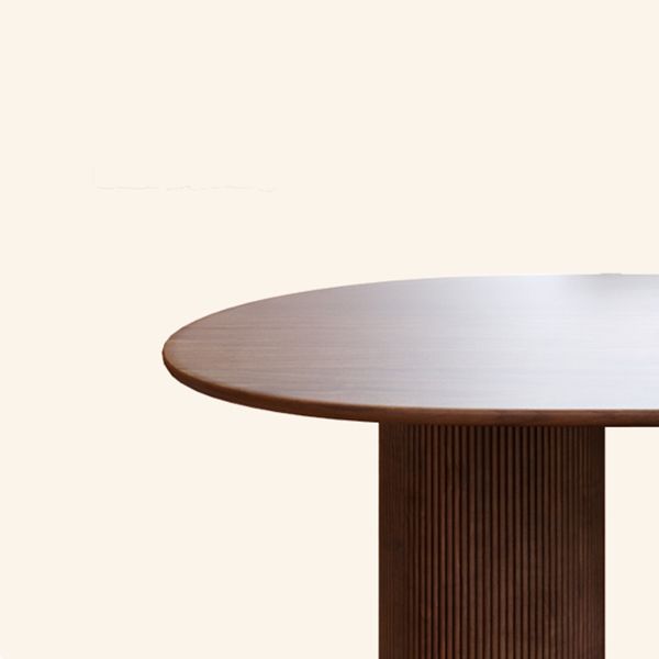 Free Form Pine Solid Wood Dining Table Simplicity 3 Legs Table for Dining Room